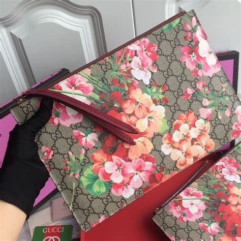 gucci clutch floral|gucci guccissima clutch.